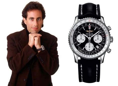 jerry Seinfeld wearing a watch